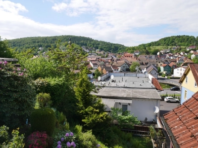 Aussicht vom Balkon